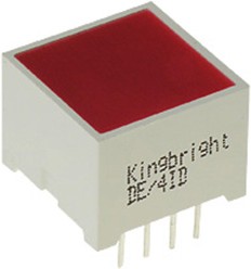 DE/4SRD, светодиодная полоса красная 15х15мм 300мКд