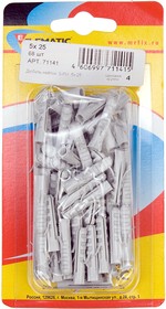 71141 ДЮБЕЛЬ НЕЙЛОН. S-FIX 5Х25