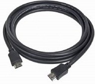 Фото 1/2 Кабель HDMI Gembird, 7.5м, v1.4, 19M/19M, черный, поз.разъемы, экран, пакет [CC-HDMI4-7.5M]