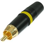 Rean NYS373-4 кабельный разъем RCA корпус черный хром, золоченые контакты ...