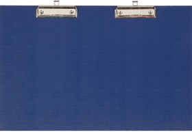 Фото 1/3 Папка-планшет Attache A3 горизонтальный, с двумя зажимами синий