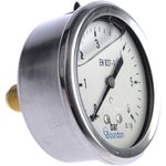 Analogue Pressure Gauge 6bar Back Entry, MIT3-F22.B20, 0bar min.