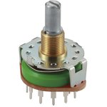 SRRM1C5400, Rotary Switches 12 Pos 0.25 Amp at 30 Volts