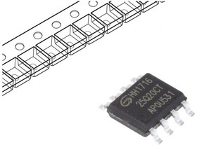 Фото 1/2 GD25Q20CTIGR, IC: FLASH memory; 2Mb; Dual SPI,QUAD SPI,SPI; 120MHz; 2.7?3.6V