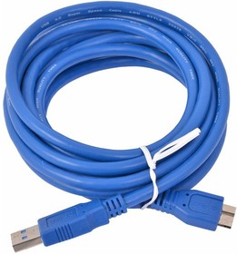 Кабель Gembird PRO CCP-mUSB3-AMBM-10, USB 3.0 кабель для соед. 3м А-microB (9 pin) позол.конт., пакет