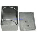 BS29, Корпус для РЭА 140x100x75мм, металл, герметичный