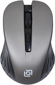 Фото 1/9 Мышь Оклик 545MW черный/серый оптическая (1600dpi) беспроводная USB для ноутбука (4but)