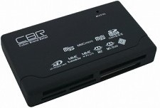 Фото 1/3 USB 2.0 Card reader CBR CR-455, All-in-one, USB 2.0, SDHC