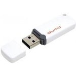 Флэш Диск USB 2.0 QUMO 16GB Optiva 02 White QM16GUD-OP2-white