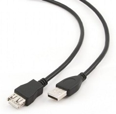 Фото 1/3 Gembird PRO CCP-USB2-AMAF-15C USB 2.0 кабель удлинительный 4.5м AM/AF позол. контакты, пакет