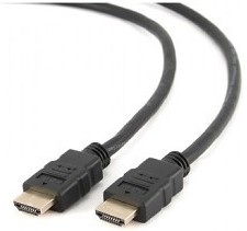 Фото 1/10 Кабель HDMI Gembird/Cablexpert, 0.5м, v1.4, 19M/19M, черный, позол.разъемы, экран (CC-HDMI4-0.5M)