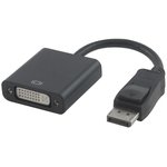 A-DPM-DVIF-002, Адаптер; DisplayPort 1.1; 0,1м; Цвет: черный; Серия: Cablexpert