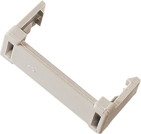 Strain relief clamp for D-Sub, 2 (DA), 15 pole, 09662080001
