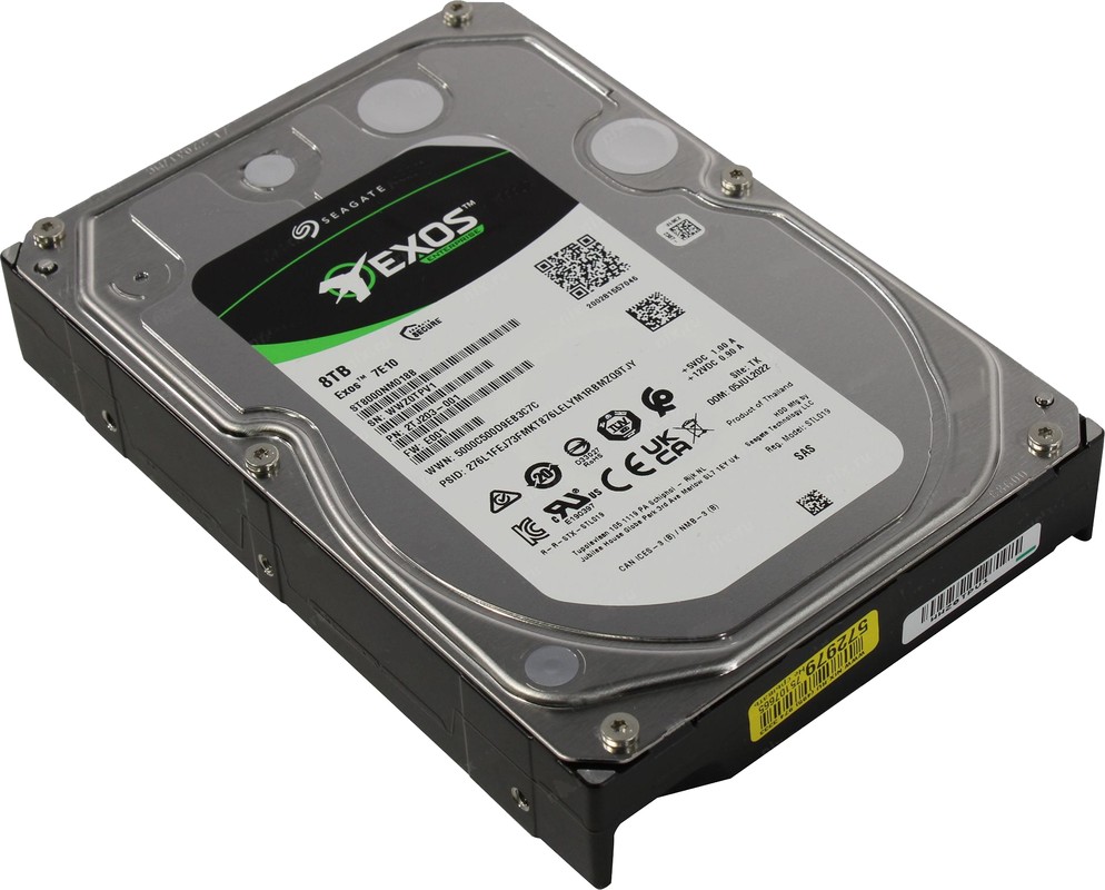 Жесткий диск Seagate 8Tb 7200RPM SAS 12Gb/S 256MB ST8000NM018B