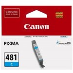 Картридж Canon CLI-481C, голубой / 2098C001
