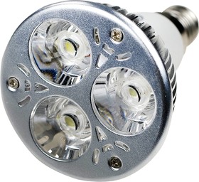 LED LAMP E14 3X1W 220В NW, Лампа светодиодная E14 3x1W 220В цвет чистый белый