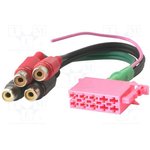 ZRS-ISO-2A, ISO plug,RCA socket x4; PIN: 10