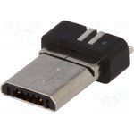 ESB22B112101Z, Вилка, USB B micro, под заливку компаундом, пайка, PIN: 5, USB 2.0