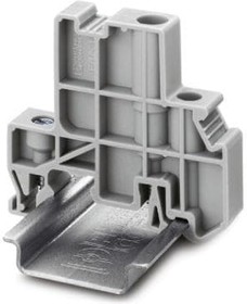 Фото 1/6 1201413, End clamps - for supporting the ends of double-level and three-level terminal blocks - width: 10 mm - color: gray
