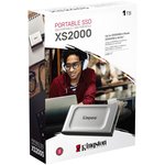 Накопитель SSD Kingston USB 3.2 1TB SXS2000/1000G XS2000 1.8" серый