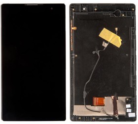Фото 1/2 Дисплей (экран) в сборе с тачскрином для Asus ZenPad C 7.0 Z170CG с рамкой черный (Premium SC LCD)