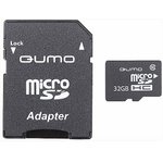 Флэш карта Micro SecureDigital 32Gb QUMO QM32GMICSDHC10U1 {MicroSDHC Class 10 ...