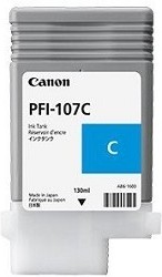 Фото 1/10 Canon PFI-107C 6706B001 Картридж для iPF680/685/770/780/785, Голубой, 130ml.