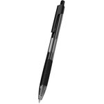 Ручка шариков. автоматическая Deli Arrow EQ01920 прозрачный/черный d=0.7мм черн ...