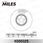 Диск тормозной передний правый LEXUS GS 300-460 05- (TRW DF4856S) K000325