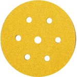 Шлифовальный круг для сухой обработки GOLD (150 мм; Р400; 6+1 отв. ...