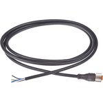 11373 RKT 5-228/2 M, Female 5 way M12 to Unterminated Sensor Actuator Cable, 2m