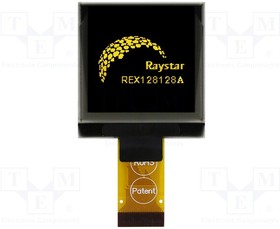 REX128128AYAP3N00000, Дисплей OLED, графический, 128x128, Размер окна 26,86x26,86мм