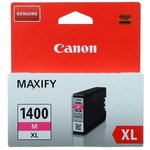 Canon PGI-1400XL M Картридж струйный для MAXIFY МВ2040 и МВ2340, пурпурный ...