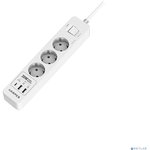 Harper Сетевой фильтр с USB зарядкой UCH-440 White PD3.0 (3 роз.,5м. ...