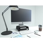 Алюминиевая подставка для мониторов и Mac / черная EMB-MS-FS-B