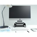 Алюминиевая подставка для мониторов и Mac / черная EMB-MS-FS-B