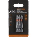 Биты ударные AAK503PZ2 (3 шт; PZ2; 50 мм) AEG 4932479184
