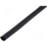 CB-DWT(4X) 24MM 1M BLACK, Термоусадочная трубка: с клеем: 4: 1: 24мм: L: 1000мм: черный