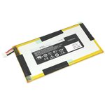 Аккумулятор P708 для планшета Dell Venue 7 3.8V 17.29Wh (4550mAh)