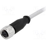 21348500585010, Sensor Cables / Actuator Cables M12-A 5PIN FML STRT SINGLE END ...