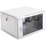 ЦМО Шкаф телекоммуникационный настенный разборный 6U (600х650) дверь стекло (ШРН-Э-6.650) (1 коробка)
