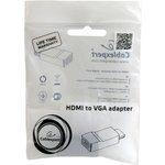 Переходник Gembird Переходник HDMI-VGA Cablexpert A-HDMI-VGA-001, 19M/15F