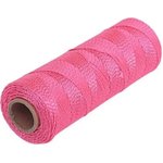 Шнур для кладки кирпича флуоресцентный розовый, 76 м G11255