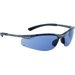 CONTPSF, CONTOUR II Anti-Mist Safety Glasses, Smoke PC Lens