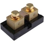 3020-01101-0, Brass-Ended Shunt, 200 A Max, 50mV Output, ±0.25 % Accuracy