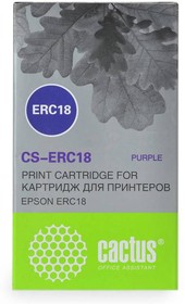 Фото 1/6 Картридж ленточный Cactus CS-ERC18 пурпурный для Epson ERC 18/Samsung ER4615-R 1200000 signs