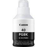 3385C001, Контейнер с чернилами CANON GI-40 PGBK черный, 170 мл