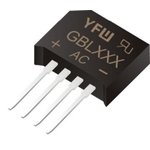 GBL410, Диодный мост однофазный 4А 1000В [GBL] (GBL10)