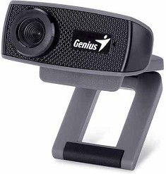 Фото 1/10 Web-камера Genius FaceCam 1000X Black {720p HD, универсальное крепление, микрофон, USB} [32200003400]