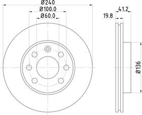 mdc1454c, Диск тормозной CORSA C (X01) CORSA C Box (X01) CORSA Hatchback CORSA Mk II (C) (X01) CORSA Saloo